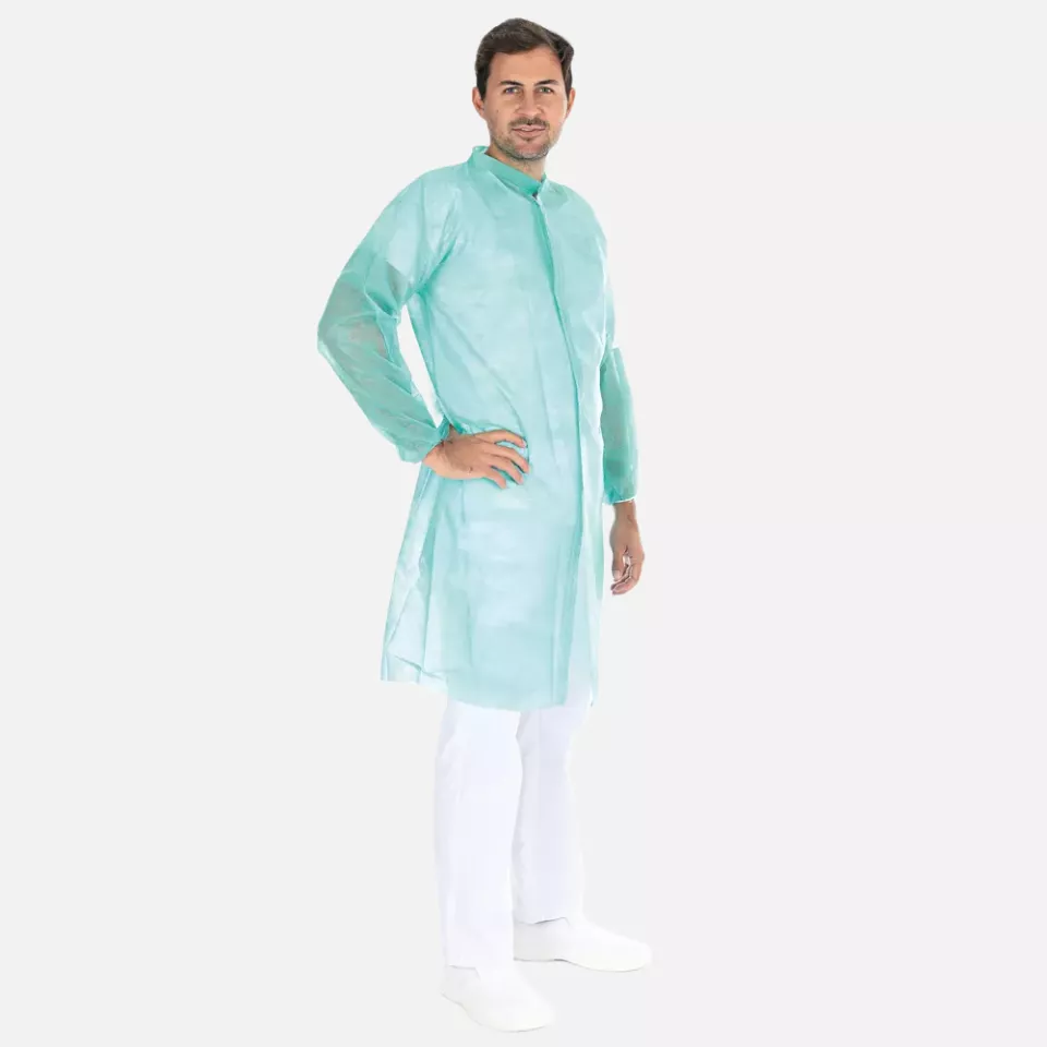 HygoNorm 274521, PP Velcro Visitor Gowns, Light, image 6, gallery thumbnail