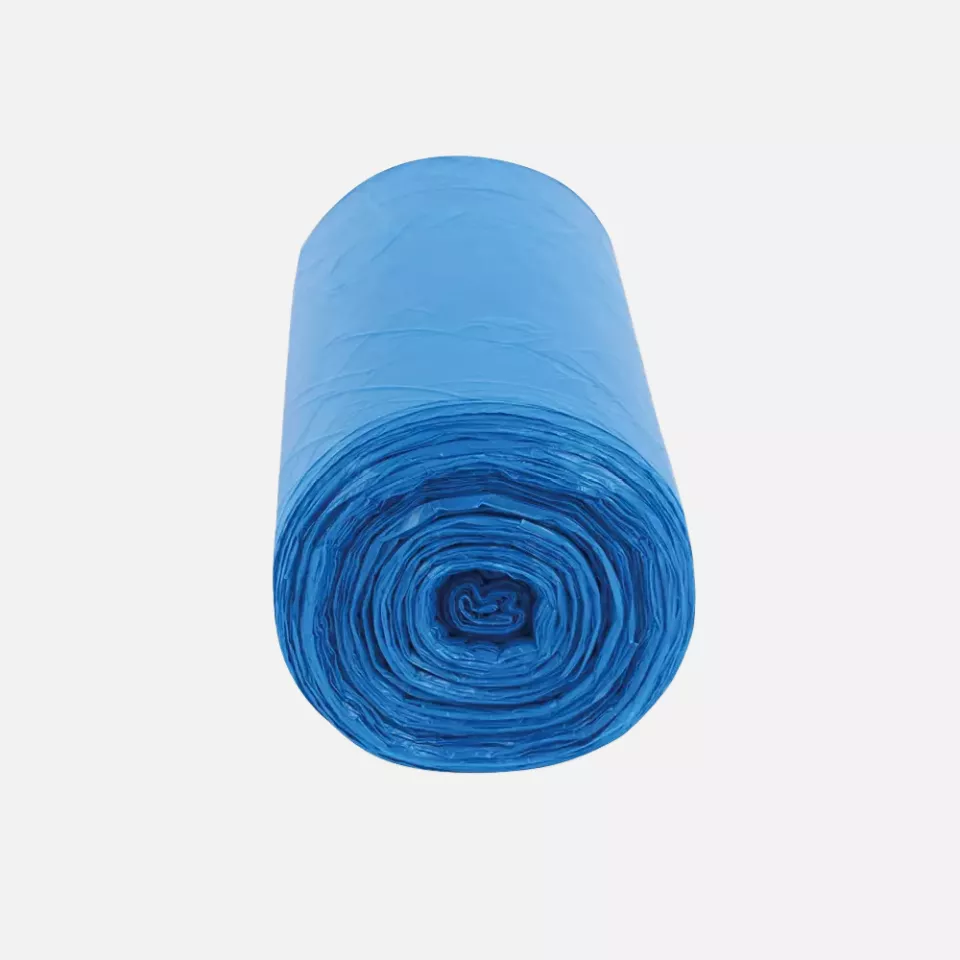 HygoClean 32576, Premium HDPE Waste Bags, 120 l, Blue, Roll, image 4, gallery thumbnail