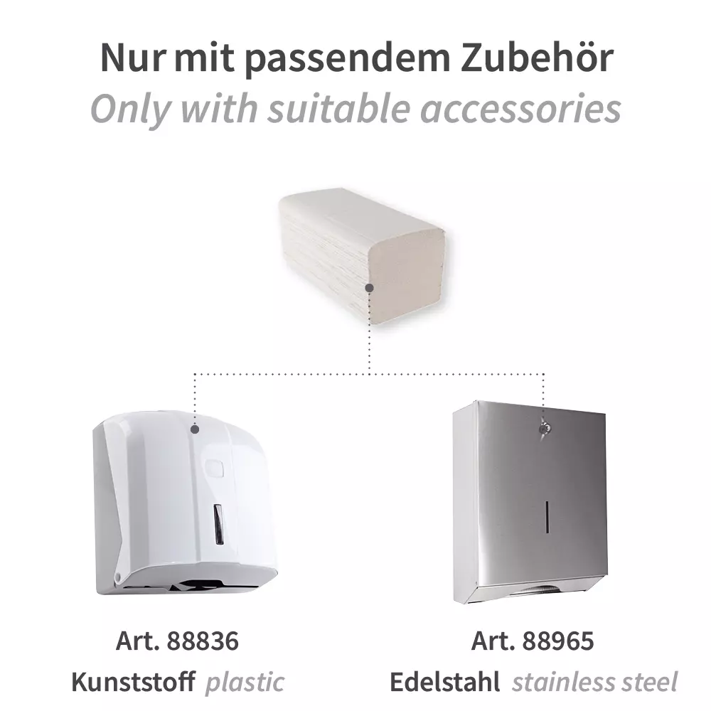 HygoClean 304029, 2-ply Recycled Paper Hand Towels, V/ZZ-fold, FSC®-Recycled, White, image 6