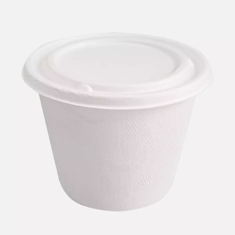 NATUREStar 41141, Round Bagasse Soup Cup Lids, Ø 110 mm, Organic, image 2
