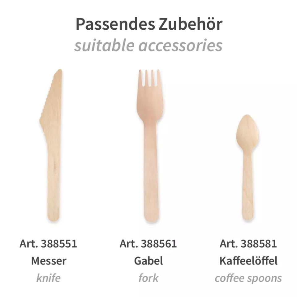 NATUREStar 388571, Holzlöffel, Bio, FSC® 100%, 160 mm, image 3, gallery thumbnail