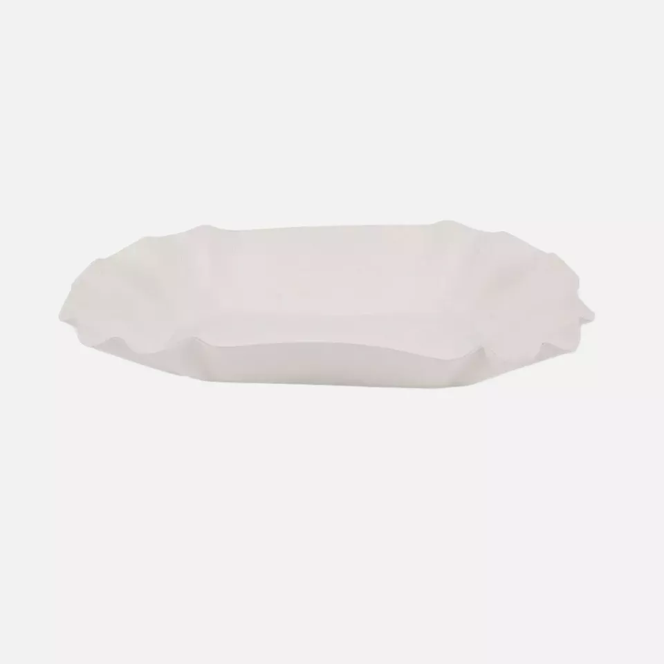 Franz Mensch 415320, Oval Paperboard Paper Trays, 105 x 175 x 30 mm, FSC®-Mix, image 1, gallery thumbnail