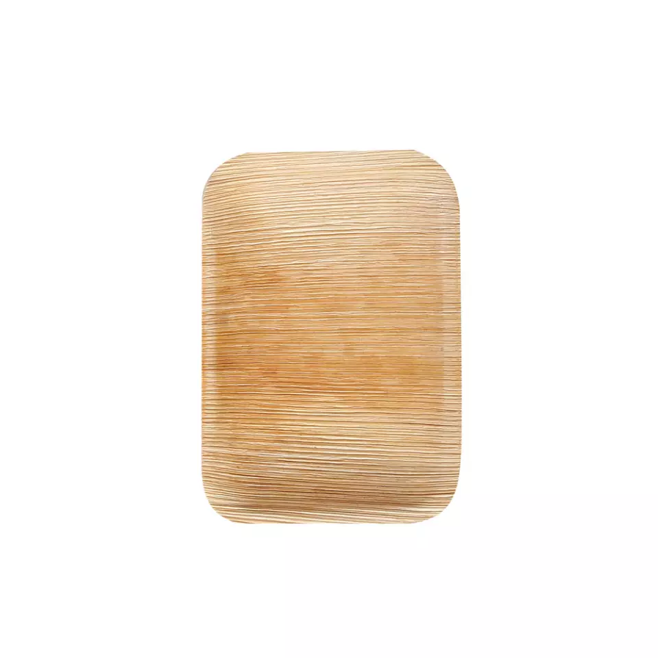 NATUREStar 410632, Organic Palm Leaf Plates, 170 x 120 mm, Rectangular, image 1, gallery thumbnail