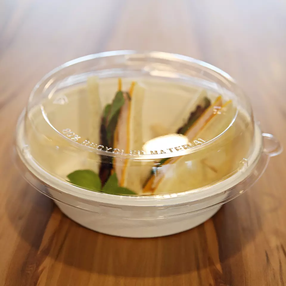 NATUREStar 411411, Rondo rPET Organic Lids, Ø 203 mm, Transparent, image 4, gallery thumbnail