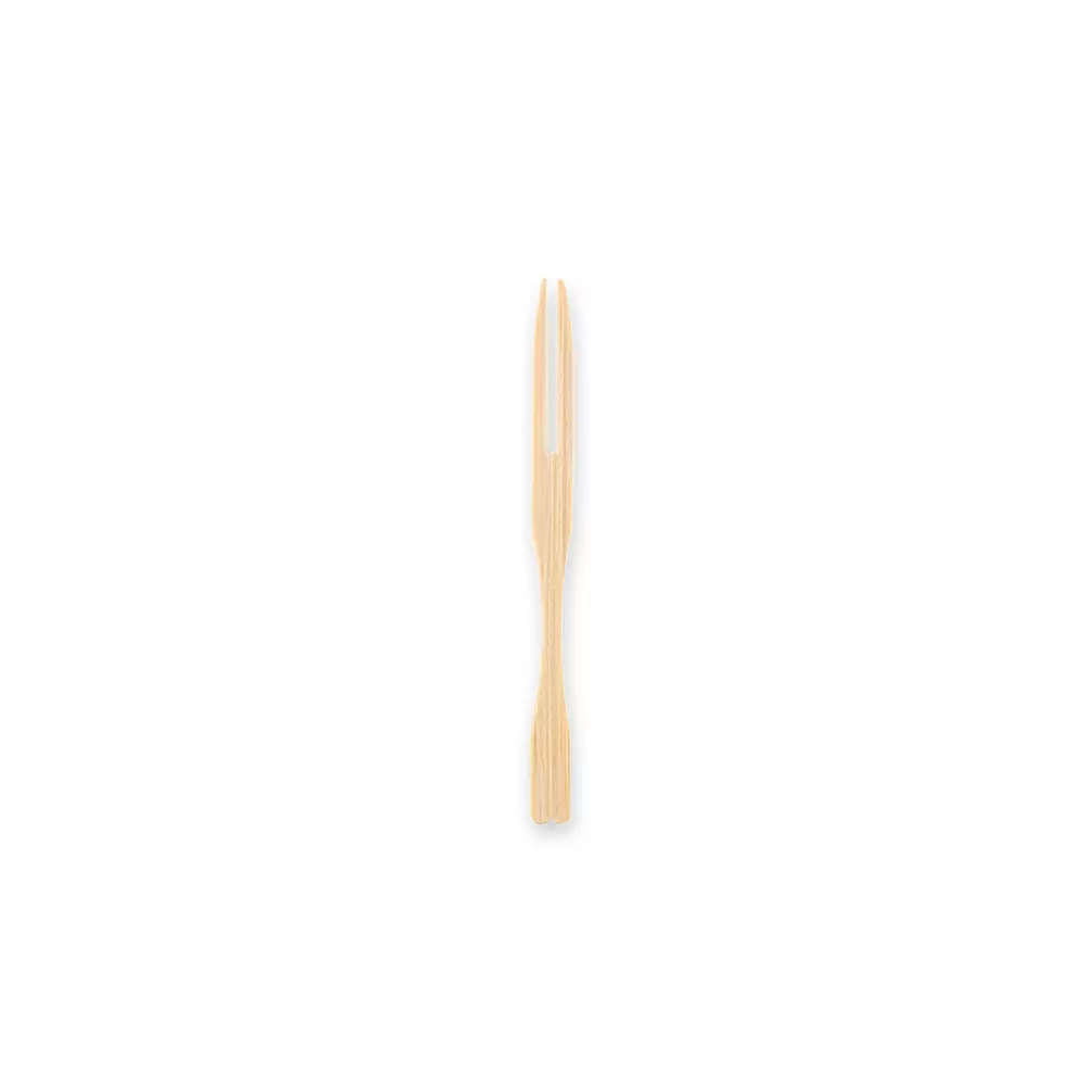 NATUREStar 388511, Organic Bamboo Fruit Forks, 90 mm, Natural, image 1