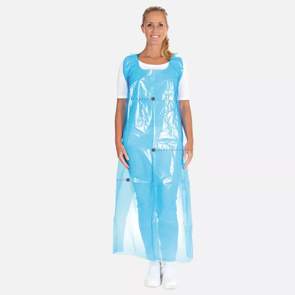HygoStar 23505, Disposable LDPE Aprons, 60 my, image 4, gallery thumbnail