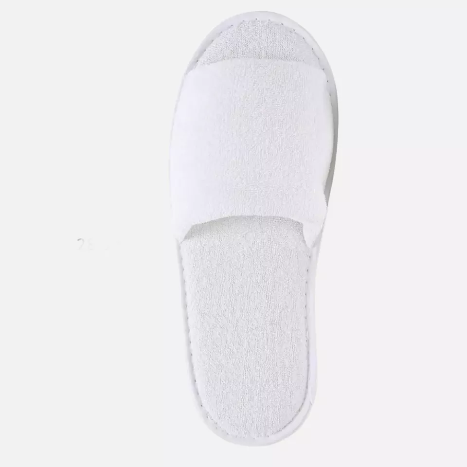HygoStar 55528, Grip Open Slippers, Polyester, White, image 2, gallery thumbnail