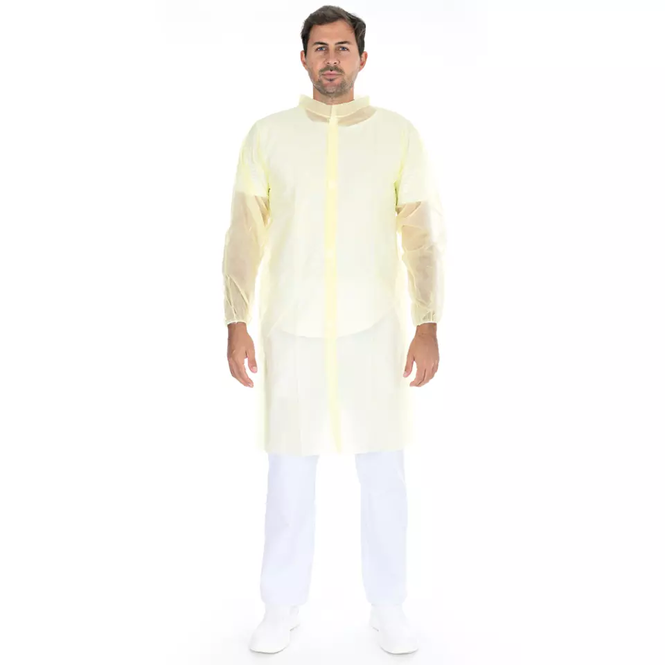 HygoNorm 274022, Light PP Visitor Gowns, Velcro, image 3, gallery thumbnail