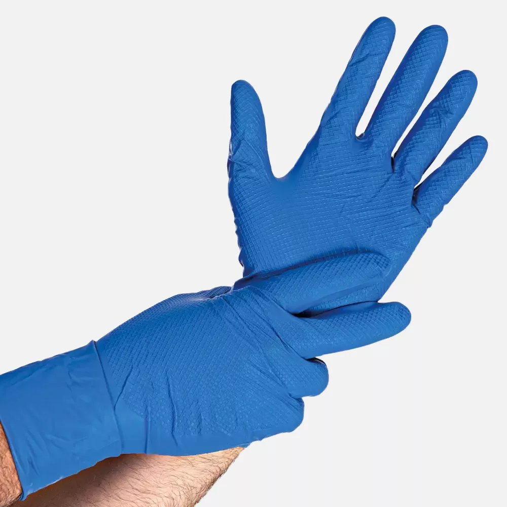 HygoStar 270906, Power Grip Long Nitrile Gloves, Powder-Free, image 1