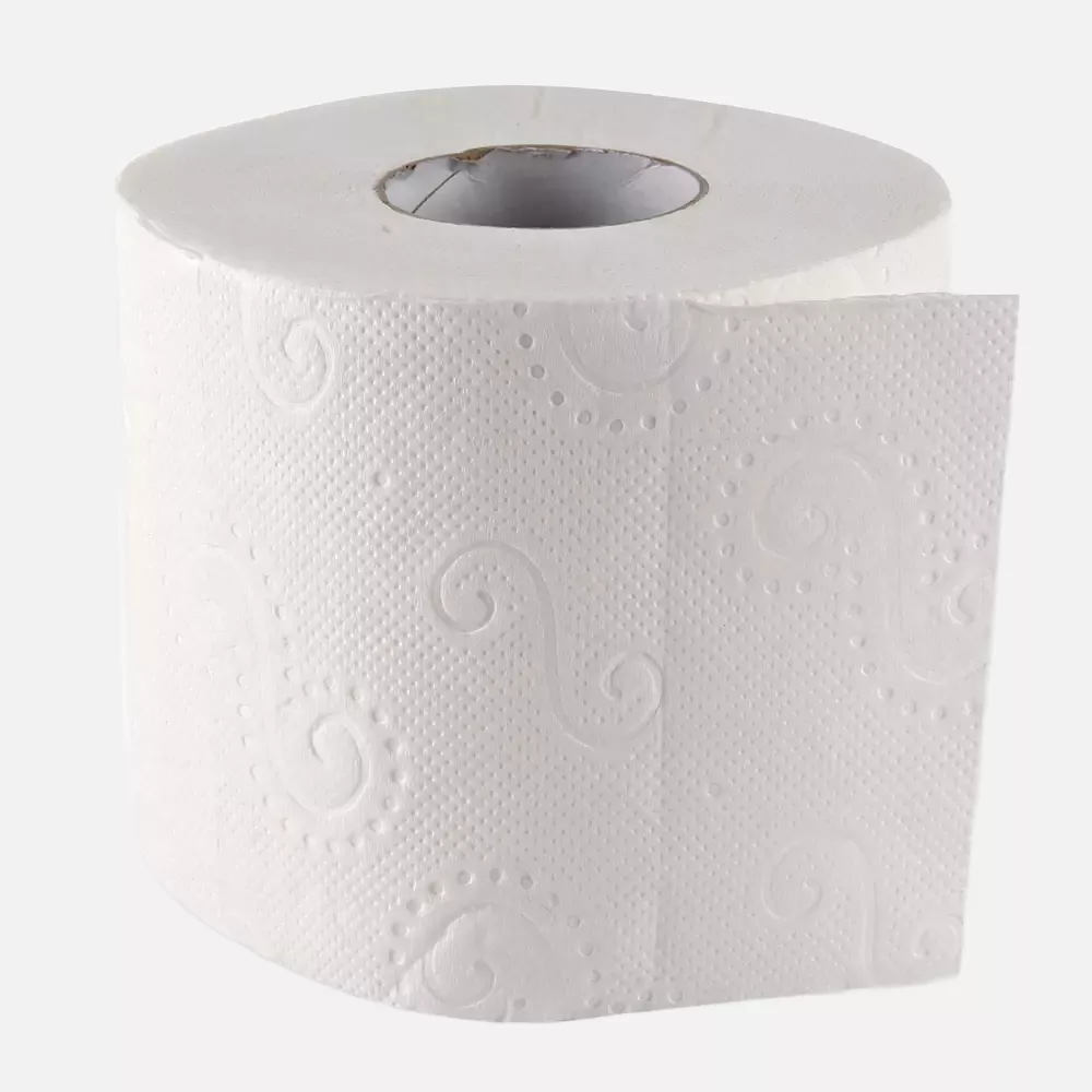 HygoClean 30424, 4-Ply Cellulose Toilet Paper, Small Roll, White, image 1