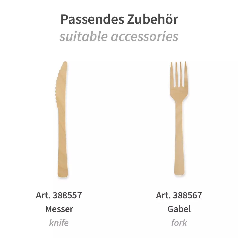 NATUREStar 388577, Ecowood Organic Spoons, 160 mm, image 2