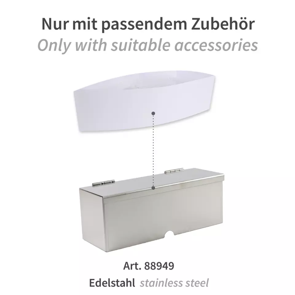 HygoNorm 1058, Service Paper Forage Hats, White, image 4, gallery thumbnail