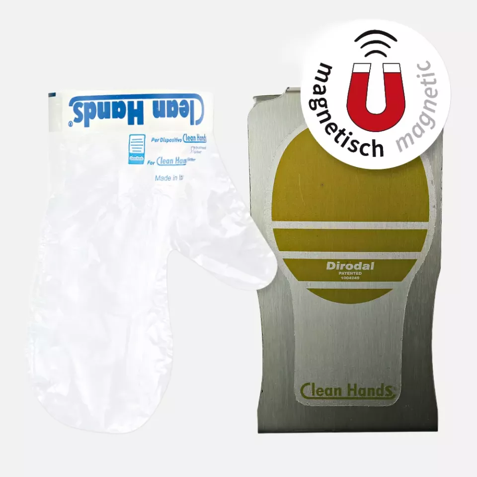 Franz Mensch 89021, Clean Hands® Counter Kit Single, Stainless Steel, image 2, gallery thumbnail