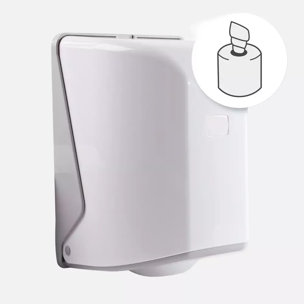 Franz Mensch 88830, Centerfeed Plastic Towel Roll Dispenser, image 1