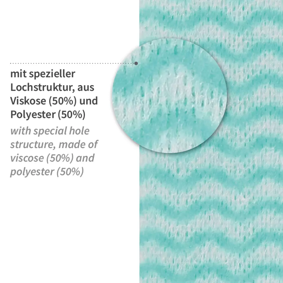 HygoClean 316150, Viscose/Polyester Dishcloths, Roll, image 4, gallery thumbnail