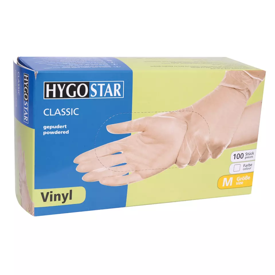 HygoStar 2690, Classic Vinyl Powdered Gloves, image 3, gallery thumbnail