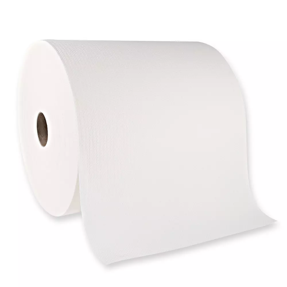 HygoClean 317410, Premium Airlaid Wiping Cloths, Roll, White