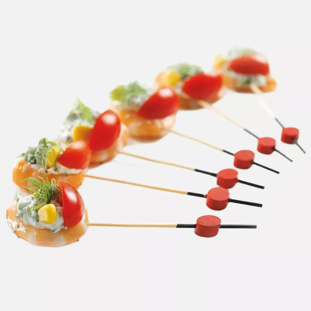 NATUREStar 38925, Disc Organic Bamboo Fingerfood Skewers, 90 mm, image 3