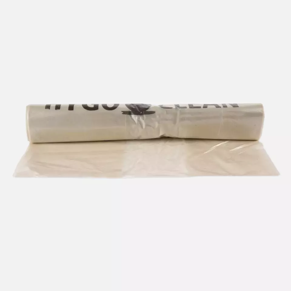HygoClean 32652, Eco LDPE Garbage Bags, 60 l, Transparent, Roll, image 3, gallery thumbnail