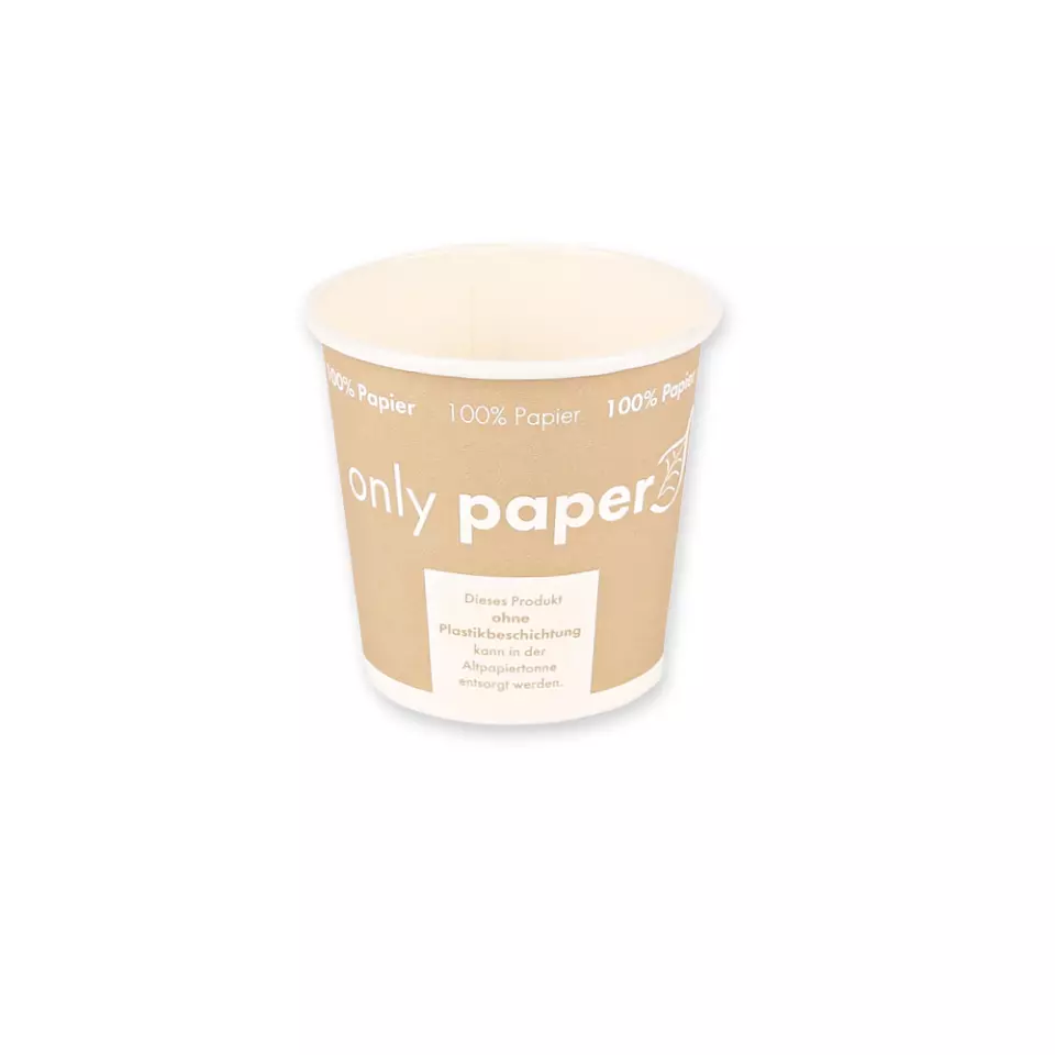 NATUREStar 403043, Bio-Pappbecher für Kaffee, 100 ml / 4 oz, ø 62 mm, image 1, gallery thumbnail