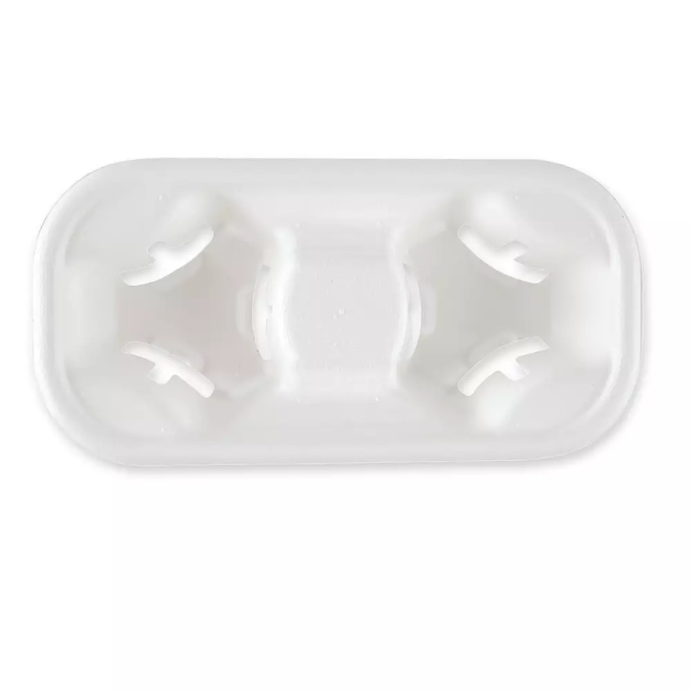 NATUREStar 411445, Bio-Doppel-Bagasse-Becherhalter, image 4