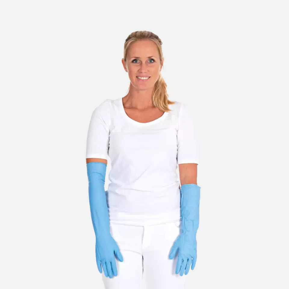 HygoStar 40-270-VAR-VAR, Nitrile Gloves Superlong, image 2, gallery thumbnail