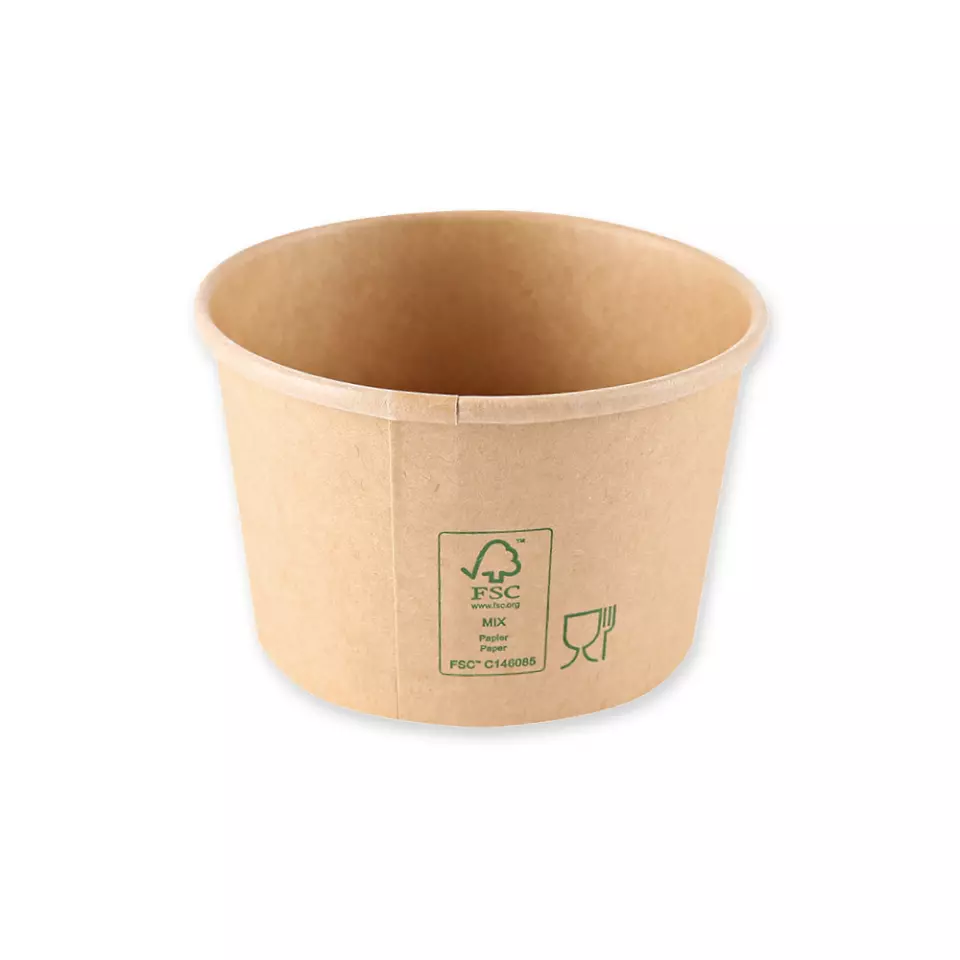NATUREStar 417235, Minestrone Kraft Paper/PE Soup Cups, 200 ml, ø 97 mm, 60 mm, FSC®-mix, image 6, gallery thumbnail
