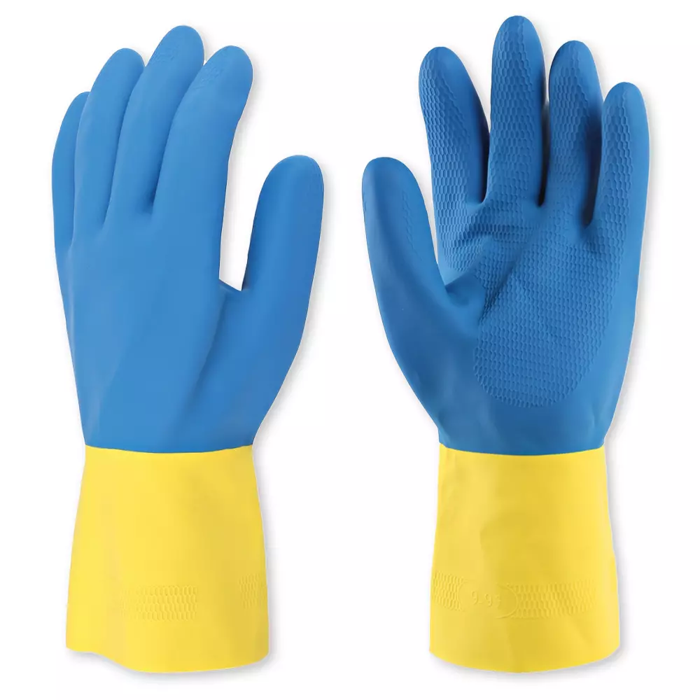 Franz Mensch 25013, Dualprene Chemical Protection Latex/Neoprene Gloves