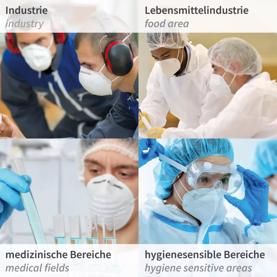 Franz Mensch 29331, FFP2 NR Respirators, Vertically Foldable, PP, image 10, gallery thumbnail