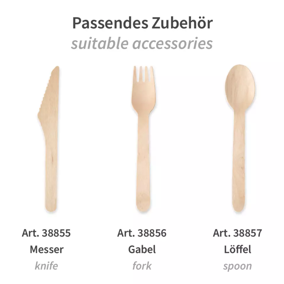 NATUREStar 38858, Wood Coffee Spoons, 110 mm, Organic, image 3, gallery thumbnail