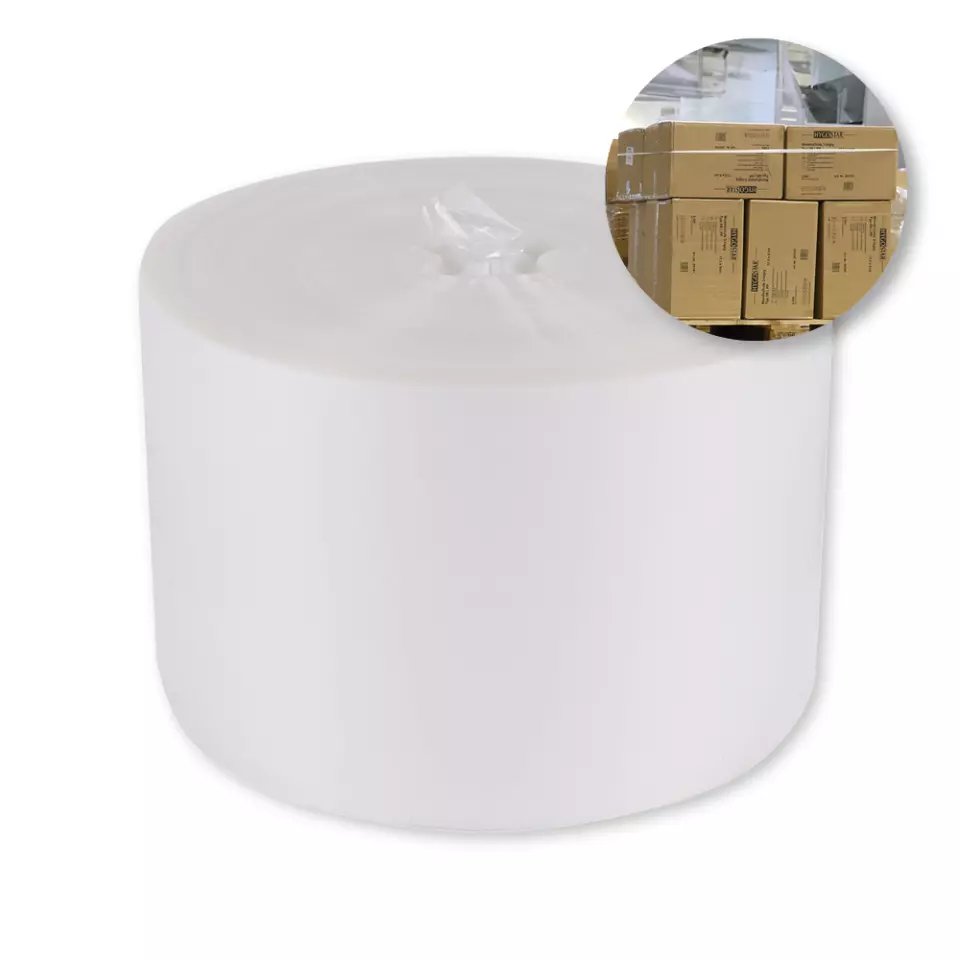 Franz Mensch 953011, Sanstrap® eco PE Stretchbands, for Pallet Securing, on Roll, Transparent, image 1, gallery thumbnail