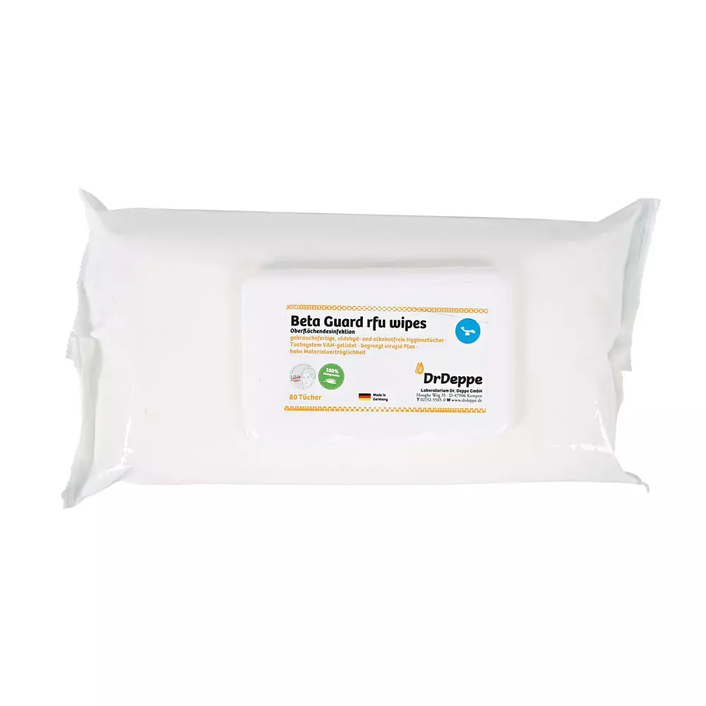Franz Mensch 31541, BetaGuard RFU Non-Alcoholic Cellulose Surface Disinfection Wipes, image 1