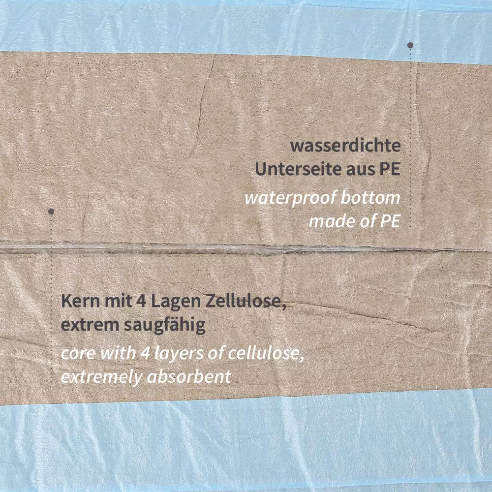 Hygostar 52796, 6-lagige PP/Recycelte Zellulose/PE Hygieneunterlagen, 60 x 40 cm, image 3