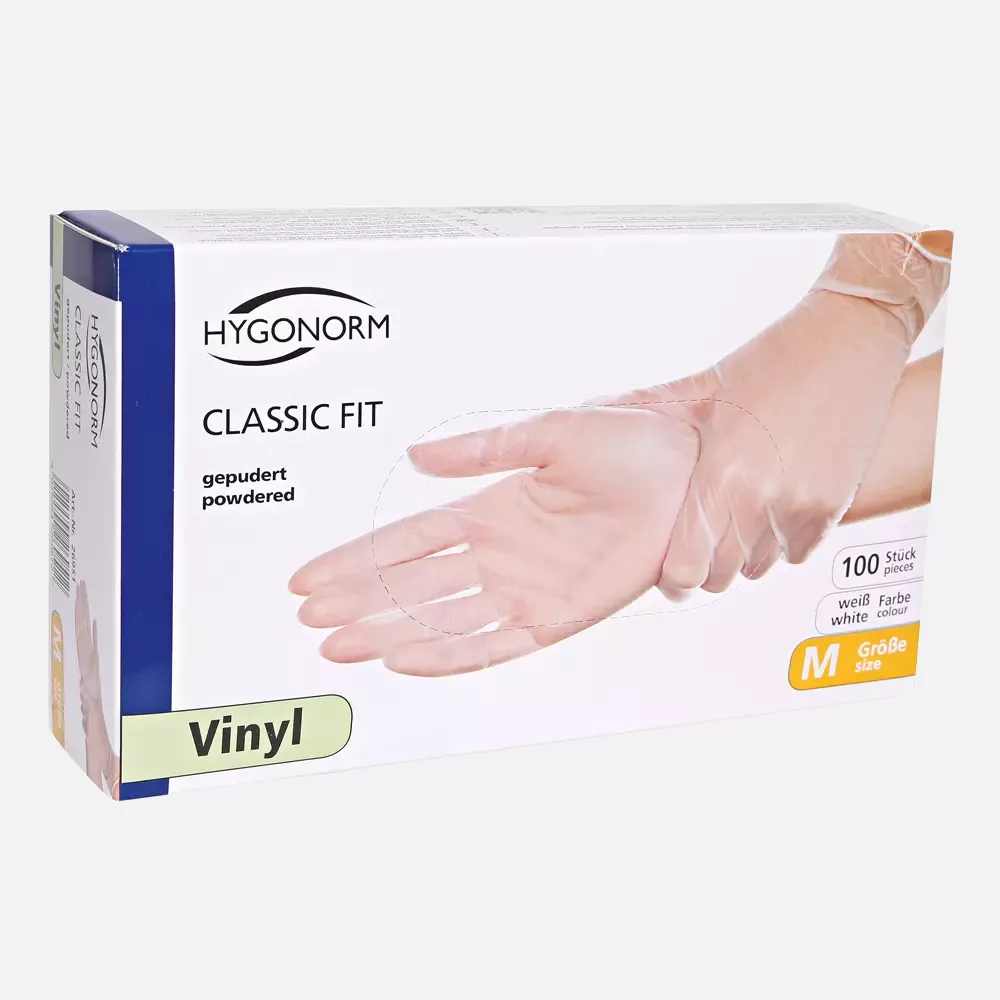 HygoNorm 26901, Classic Fit Vinyl Gloves, Powdered, image 3