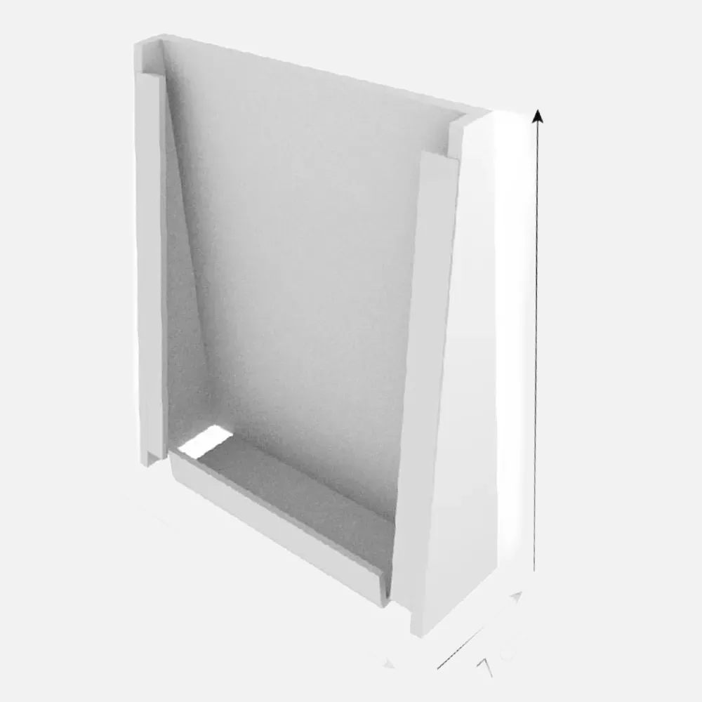 HygoStar 88945, Disposable Glove Bag Dispenser Holder, Stainless Steel, image 2