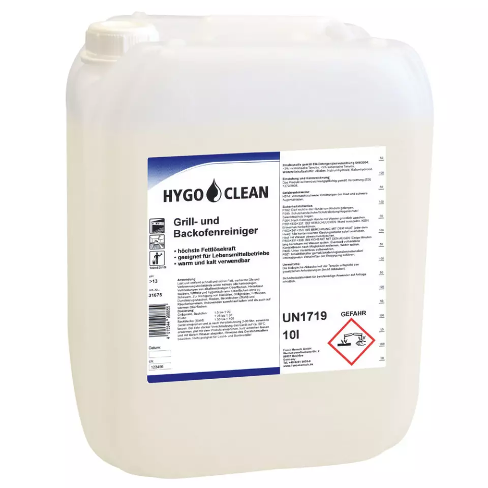 HygoClean 31675, Oven and Grill Cleaner, 10l, image 1, gallery thumbnail