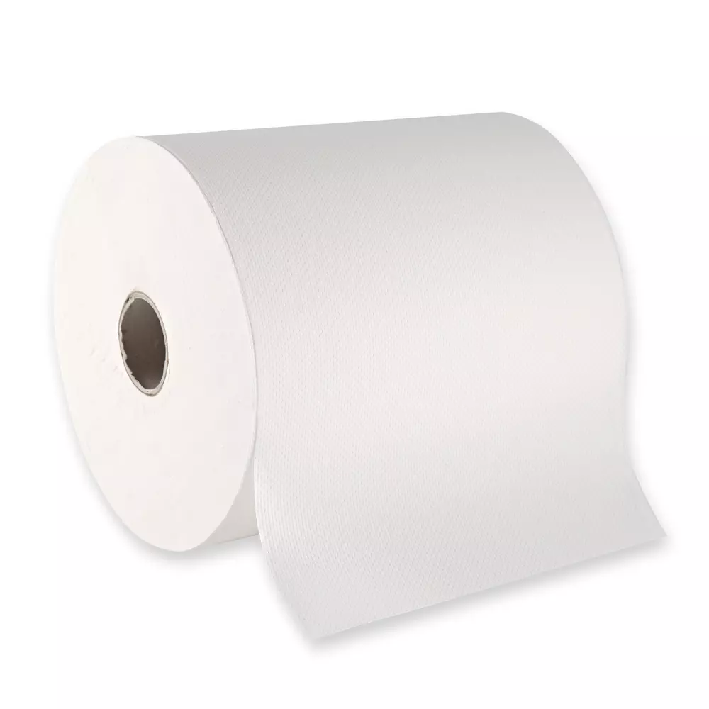 HygoClean 30445, Paper Towel Rolls, 2-Ply, Outside Unwinding, Bright White (Cellulose), image 2