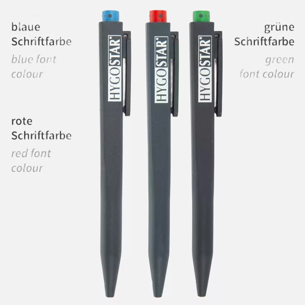 HygoStar 85564, Retractible Detectable Plastic Pen Clip, Blue, image 4