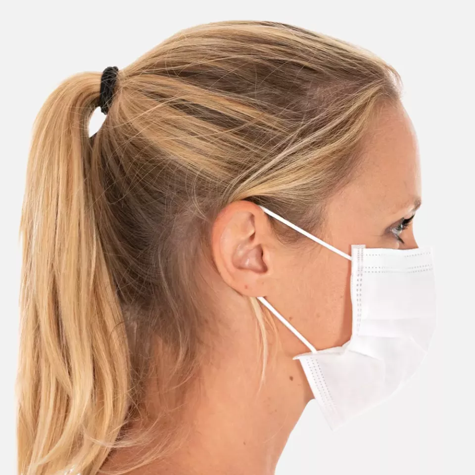 HygoStar 2917010, IIR PP Mundschutz, 3-lagig, Weiß, Made in Germany, image 3, gallery thumbnail