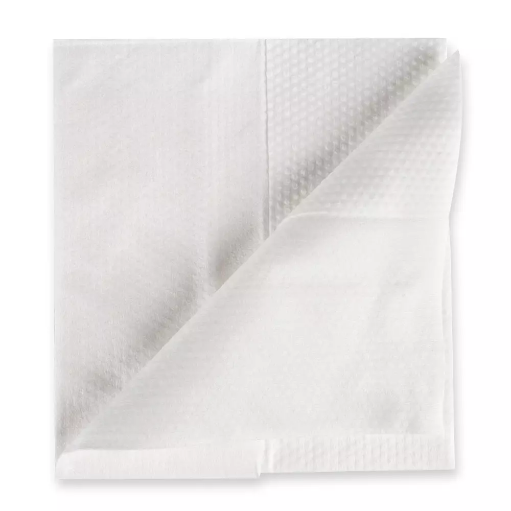HygoClean 317510, Spunlace Cleaning Cloths, Pleated, White, image 1