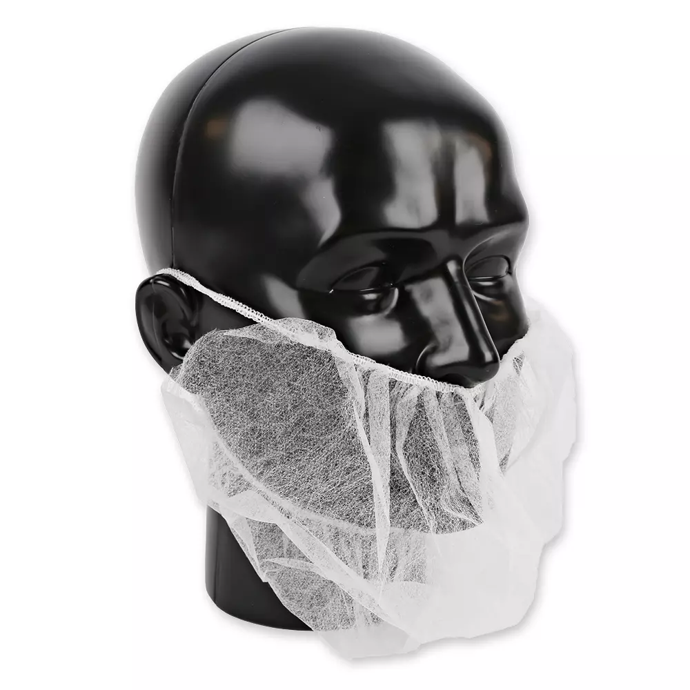 Hygostar 292206, PP Beard Cover with Earloops, Large, image 1