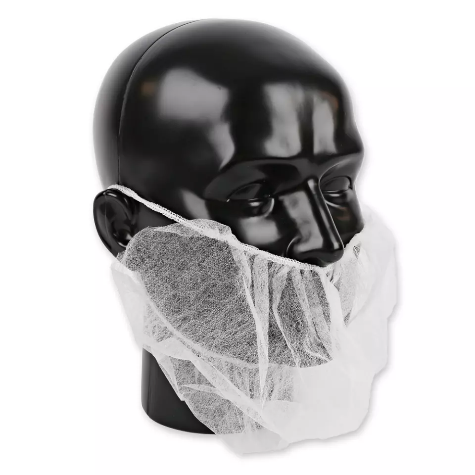 Hygostar 292206, PP Beard Cover with Earloops, Large, image 1, gallery thumbnail