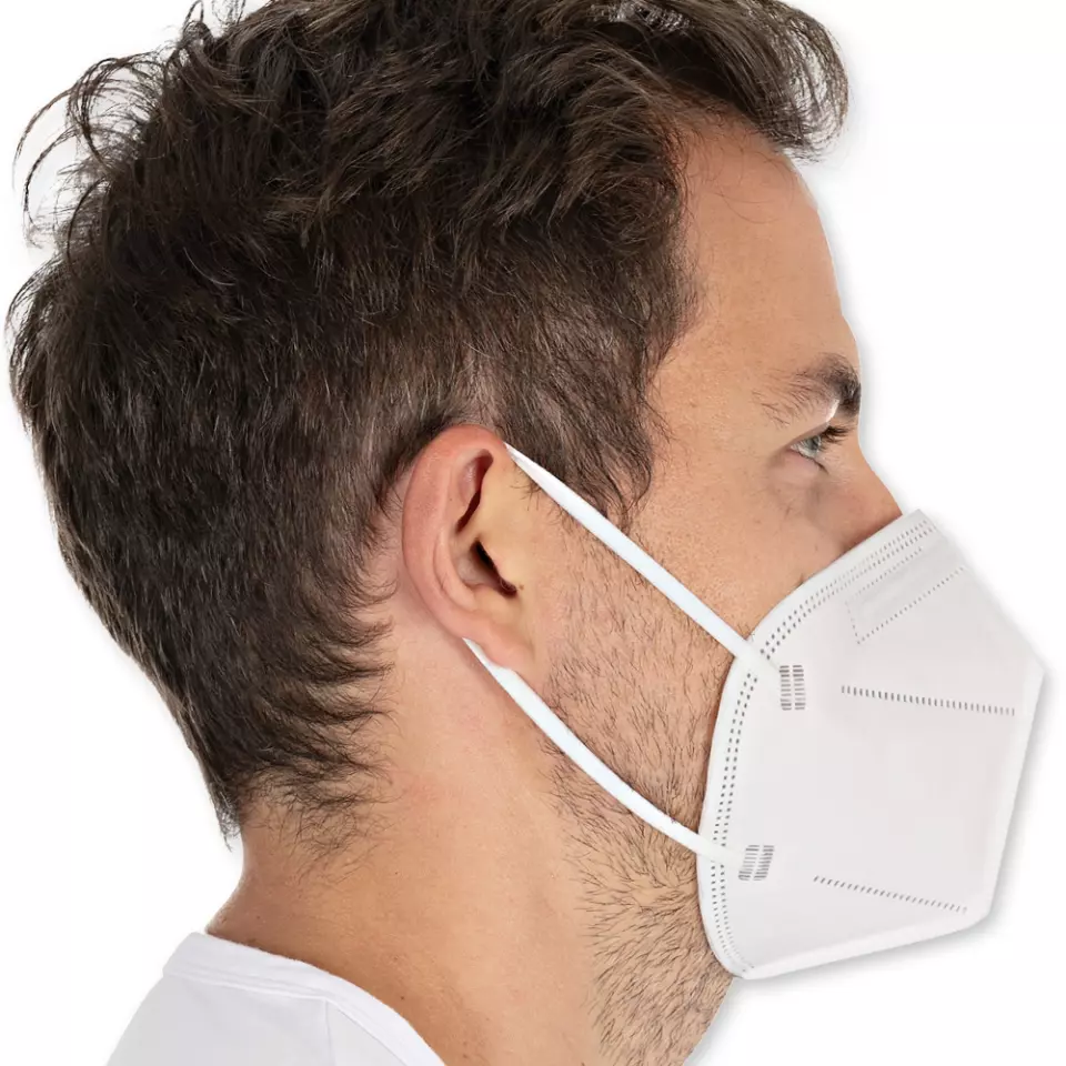 Franz Mensch 29332, FFP2 NR PP Atemschutzmasken, vertikal faltbar, Ohrschlaufe, Kleinpackung, image 4, gallery thumbnail