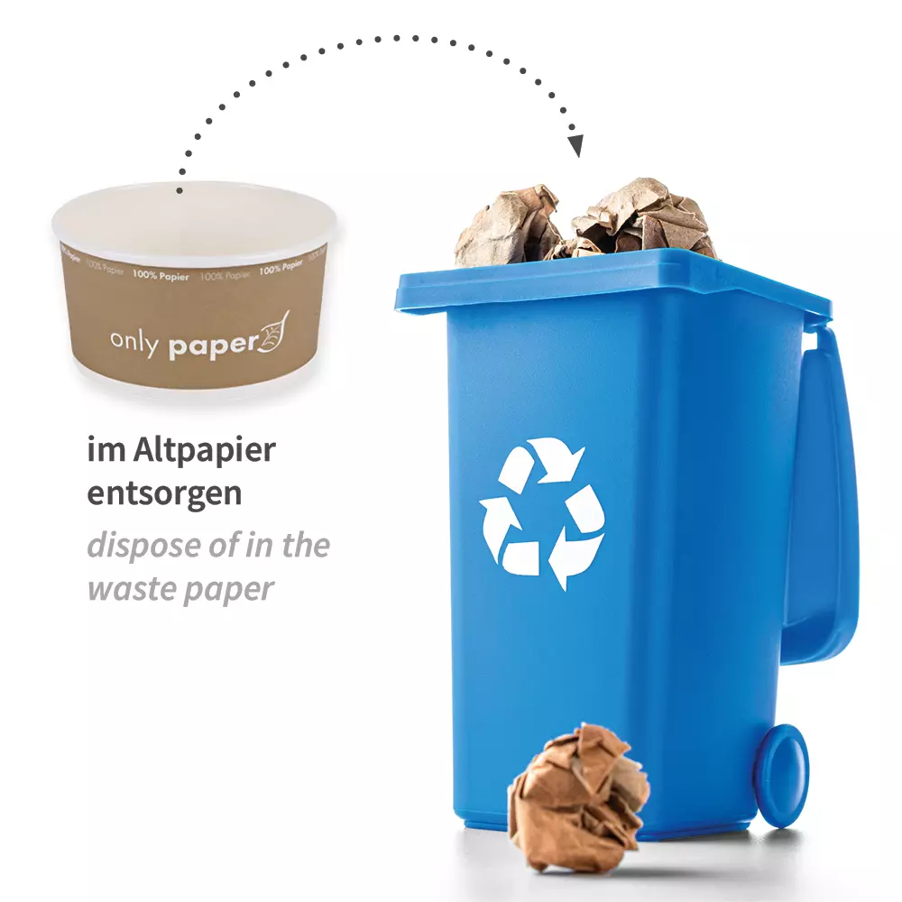 NATUREStar 418100, Organic Paperboard Salad Bowls, 1000 ml, ø 150 mm, image 5