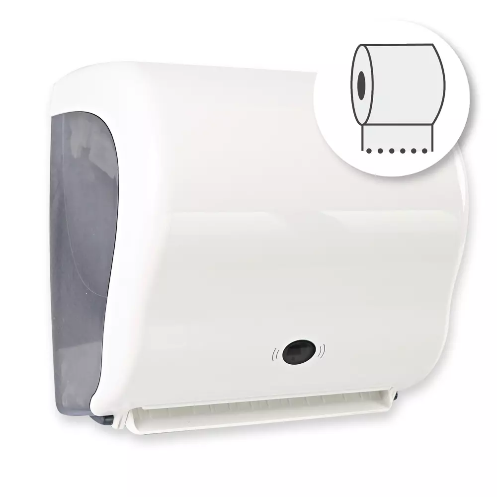 Franz Mensch 88870, Touchless Autocut Plastic Towel Roll Dispenser, image 1