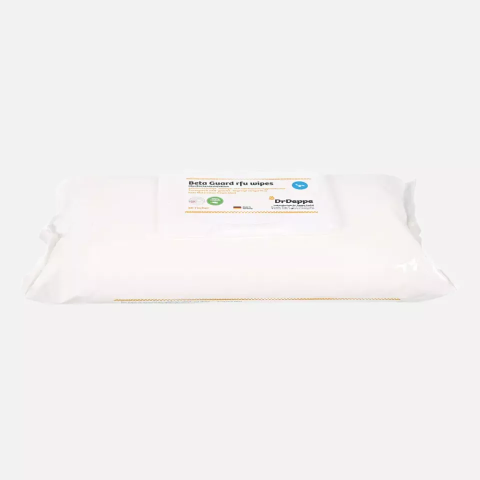 Franz Mensch 31541, BetaGuard RFU Non-Alcoholic Cellulose Surface Disinfection Wipes, image 2, gallery thumbnail