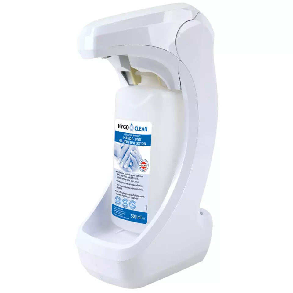 Dispenser Style · Touch Free feature highlight