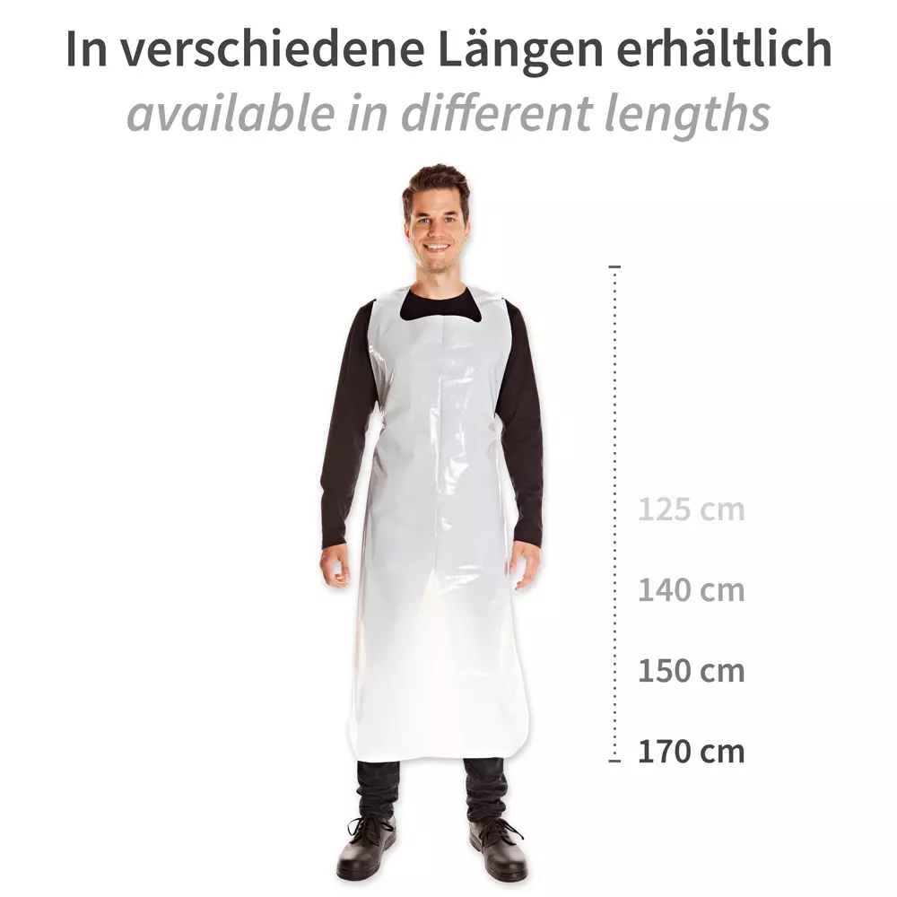 HygoStar 2356, Disposable LDPE Aprons, 60 my, 125 x 75 cm, image 11