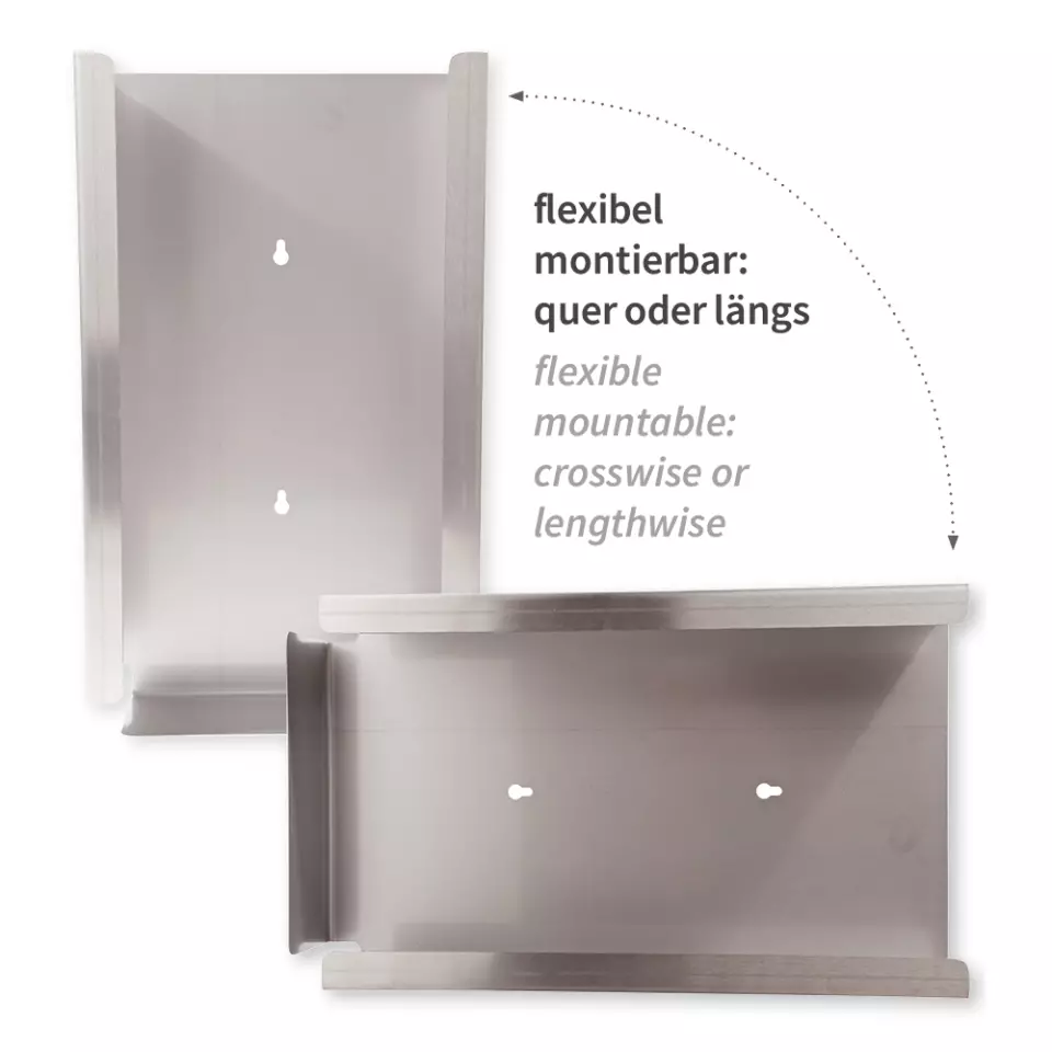 Hygostar 88937, Triple Glove Dispenser, Stainless Steel, image 3, gallery thumbnail