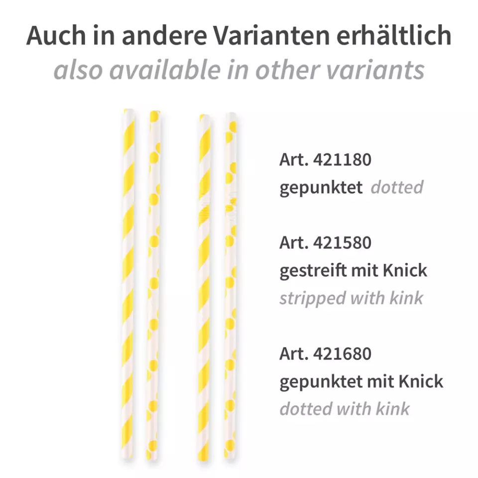 NATUREStar 421000, Klassische Papierstrohhalme, FSC®-mix Organic, image 4, gallery thumbnail